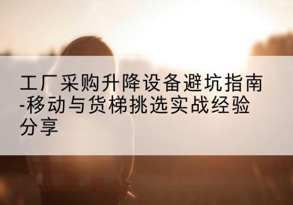 乃东移动式升降机怎么选-工厂采购升降设备避坑指南-移动与货梯挑选实战经验分享